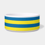 Stripes | Blue & Yellow | Customizable Bowl<br><div class="desc">We hope you love this adorable customizable design. It is handmade, and features a cute blue & yellow Striped pattern. It comes in lots of other unique color combinations, and can be customized using the “Customize It” button; to change the colors, add images, add text, play with fonts, or to...</div>