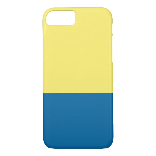 Stripes | Blue & Yellow | Customizable Case-Mate iPhone Case (Back)