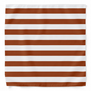 STRIPES Brown on any Color Bandana