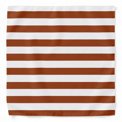 STRIPES Brown on any Color Bandana