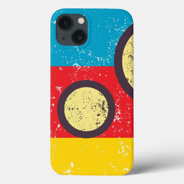 stripes & circle Case-Mate iPhone case (Back)