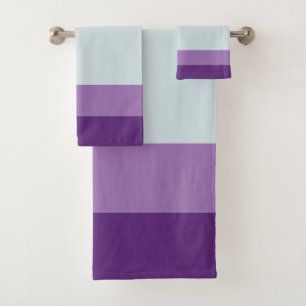 Stripes :Cool Palette Bath Towel Set