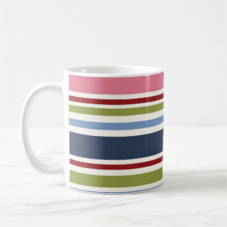 Stripes Deep Hues Coffee Mug