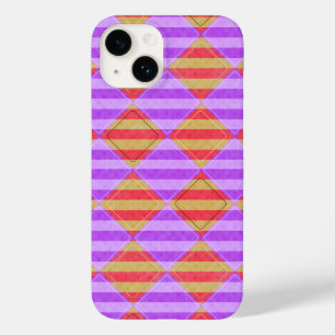 Stripes, Diamonds, Spot Pattern by Shirley Taylor Case-Mate iPhone 14 Case