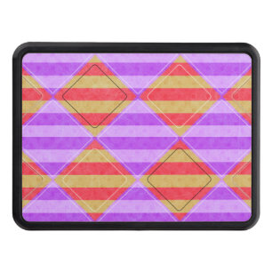 Stripes, Diamonds, Spot Pattern by Shirley Taylor Hitch Cover