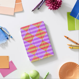 Stripes, Diamonds, Spot Pattern by Shirley Taylor iPad Mini Cover