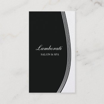 Stripes Elegant Stylish Classy Modern Business Card by Lamborati at Zazzle