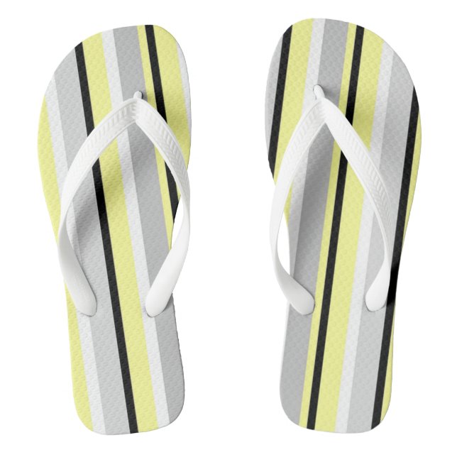 Stripes Flip Flops (Footbed)
