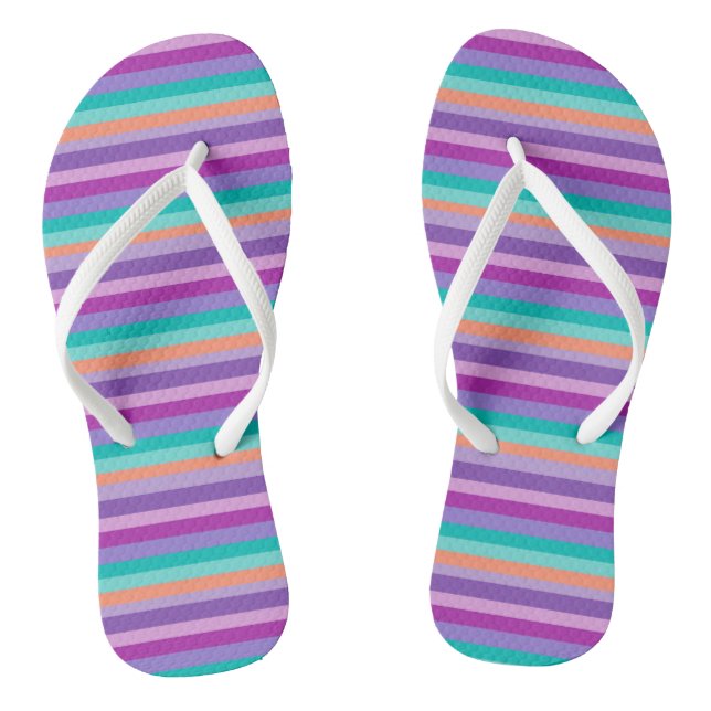 Stripes Flip Flops (Footbed)