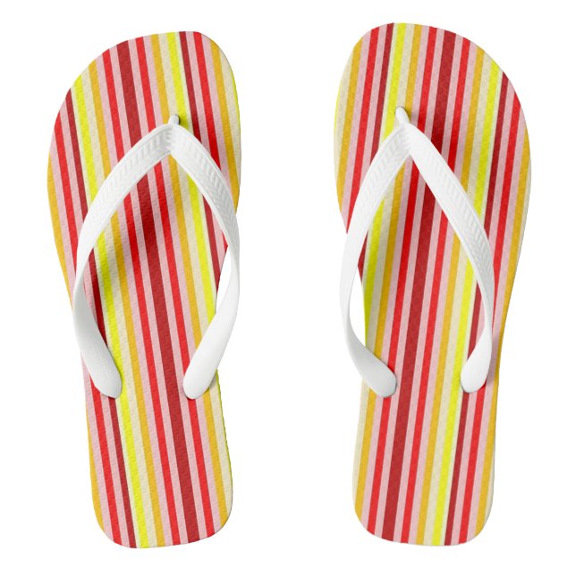 Stripes Flip Flops (Footbed)