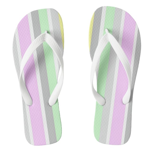 Stripes Flip Flops (Footbed)