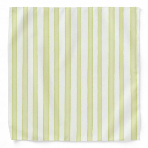 Stripes green bandana