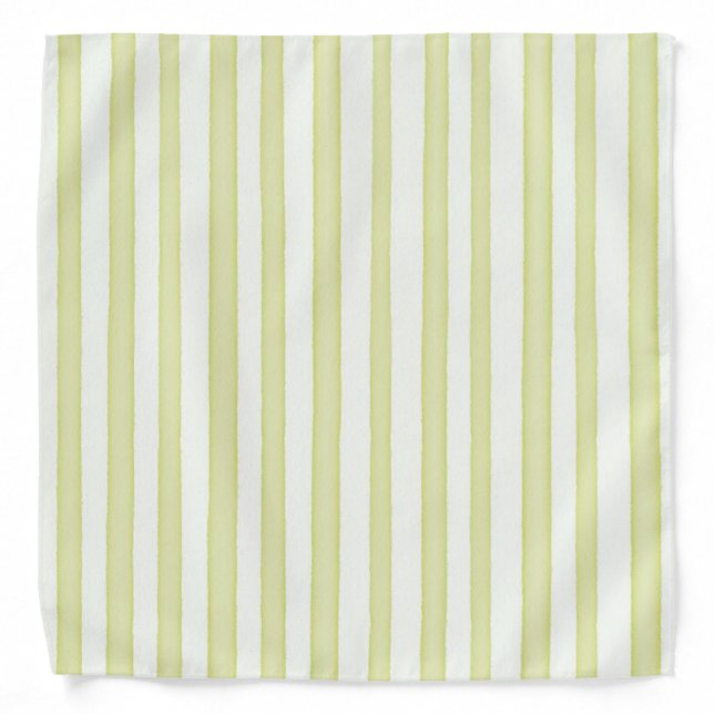 Stripes green bandana (Front)