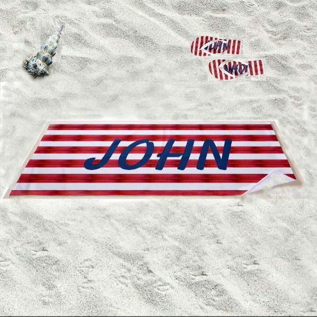 Stripes In Abstract Beach Towel (Creator Uploaded)