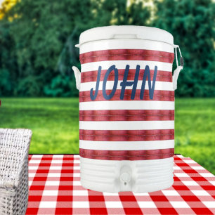 Stripes In Abstract  Beverage Cooler