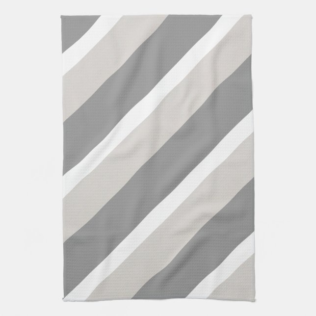 Stripes in Grey Towel (Vertical)