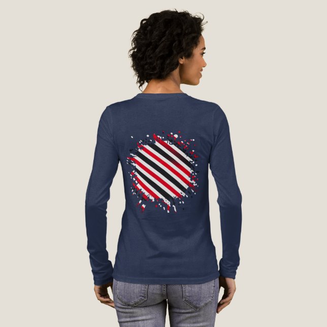 Stripes in Motion Tri-Blend Shirt (Full Back)