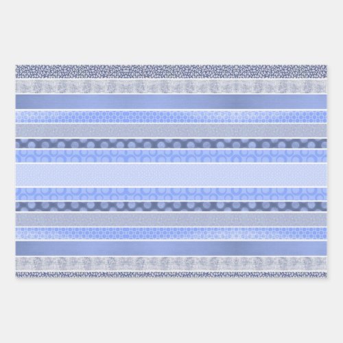 Stripes in Pastel Wrapping Paper Set