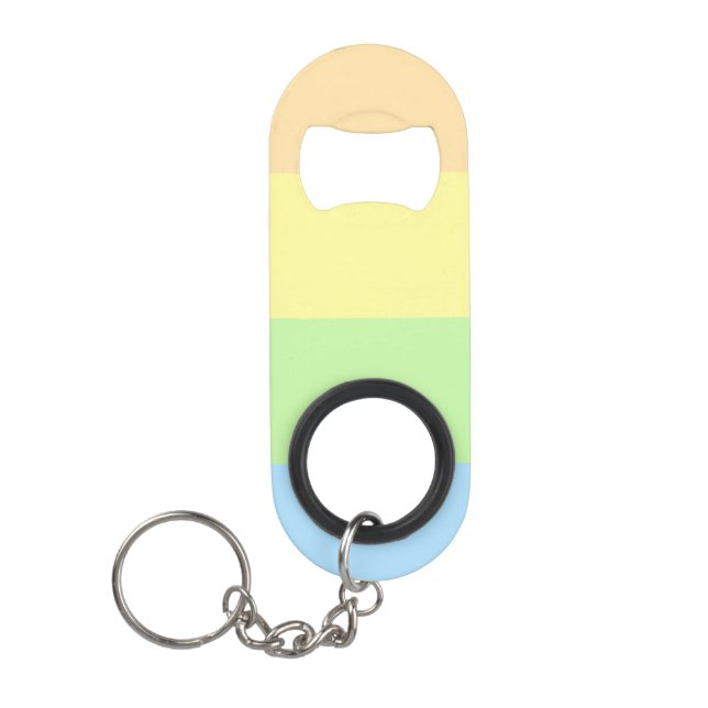 Stripes Keychain Bottle Opener (Front)