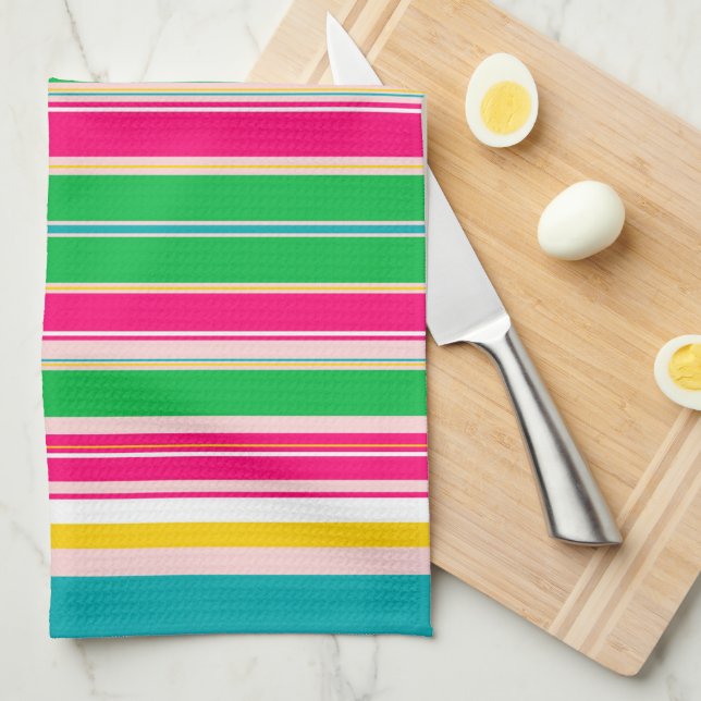 Stripes Kitchen Towel (Quarter Fold)