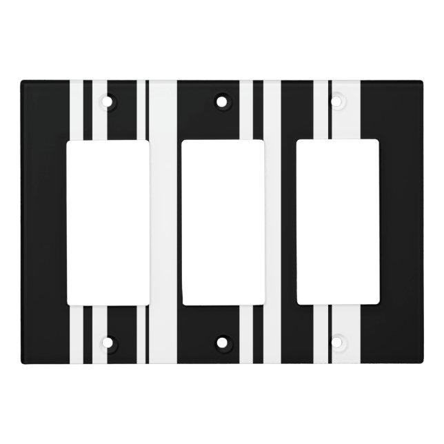 Stripes Light Switch Cover (Front)