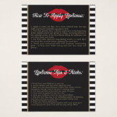 Stripes - Lips - Gold - How to Apply - Tips (Front & Back)