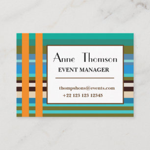 Stripes Modern Professional Bussines Card