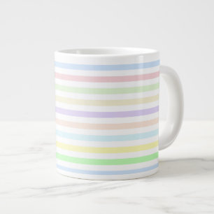 Stripes Multicolor Pastel Jumbo Mug