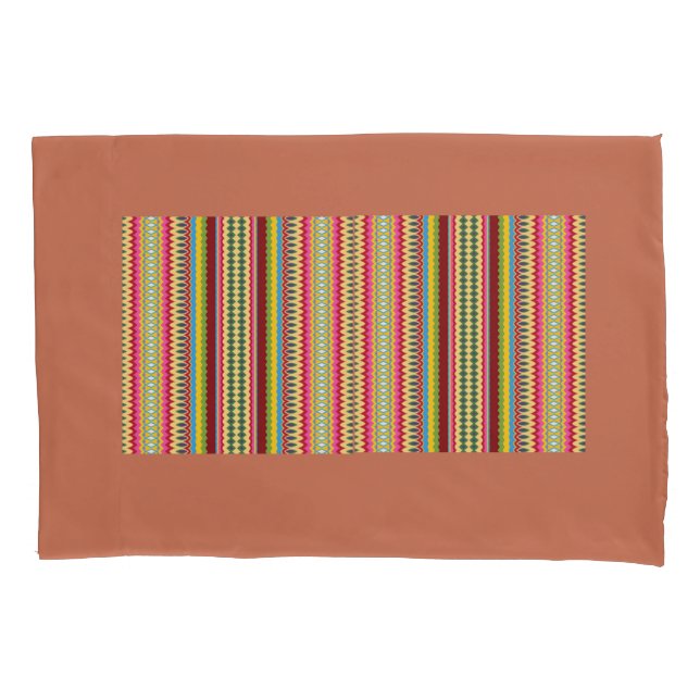 Stripes n Swirls Pillow Case (Front)