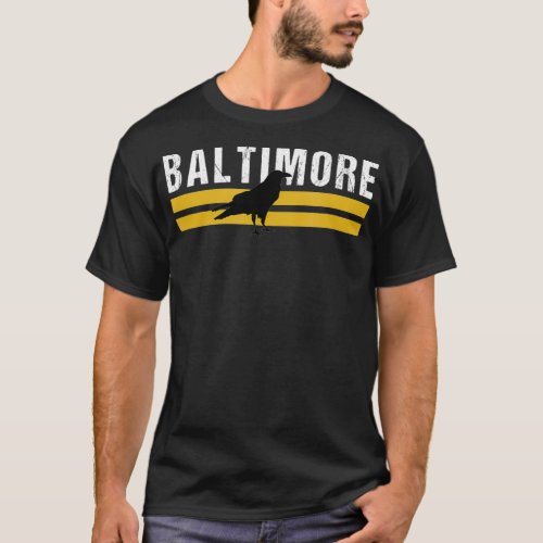Stripes Native Raven BAl Cool Baltimore MD T_Shirt