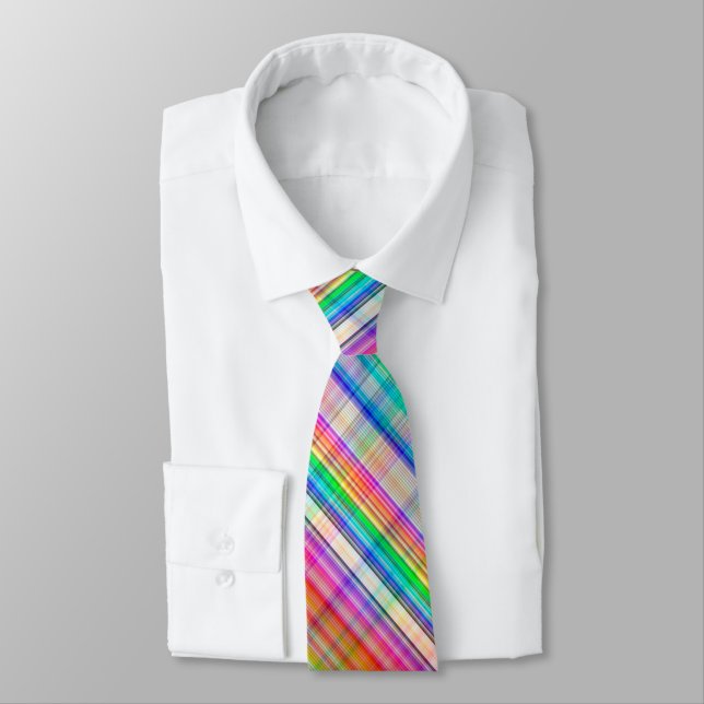 Stripes Neck Tie (Tied)