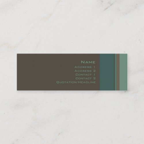 Stripes No. 0016 Business Card Templates