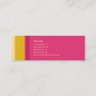 Stripes No. 0044 Mini Business Card