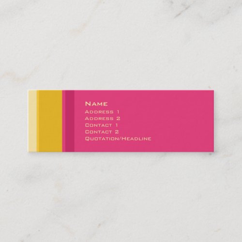 Stripes No. 0044 Business Card Template