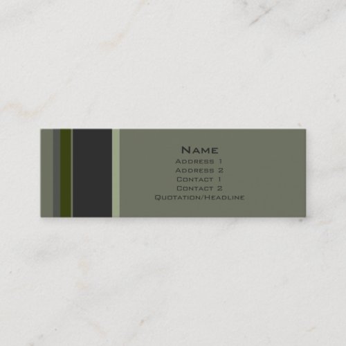 Stripes No. 0072 Business Card Template