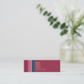 Stripes No. 0077 Mini Business Card (Standing Front)