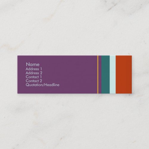 Stripes No. 0078 Business Card Templates
