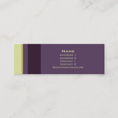 Stripes No. 0106 Business Card Template