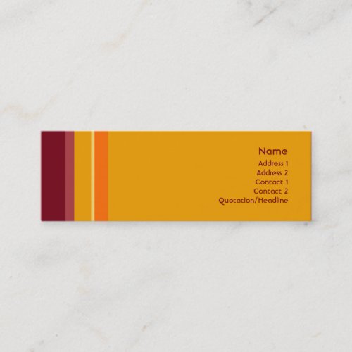 Stripes No. 0110 Business Cards