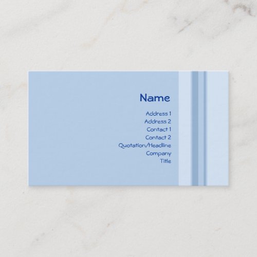 Stripes No. 0117 Business Cards