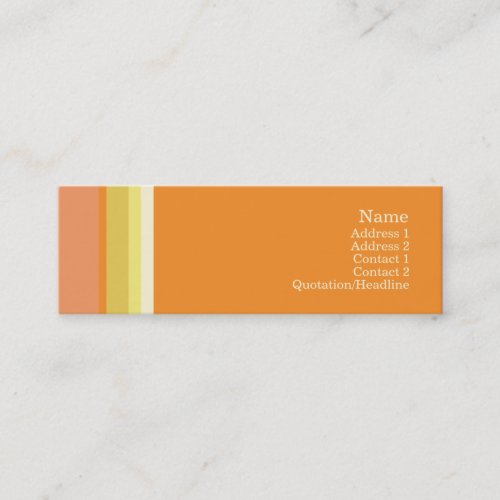 Stripes No. 0142 Business Card Template