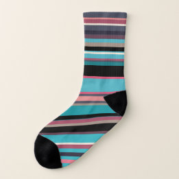 Stripes of the Horizon 2 Socks