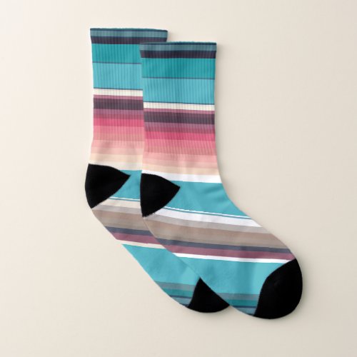 Stripes of the Horizon   Socks