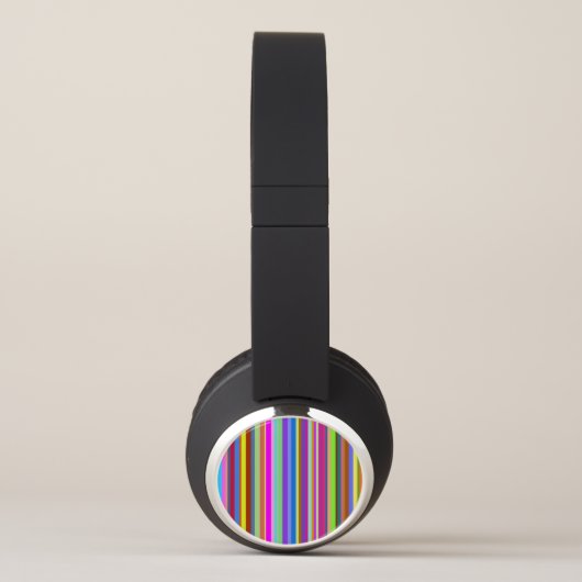 Stripes of Various Colors Headphones (Left)