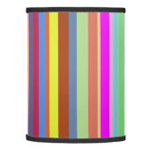 Stripes of Various Colors Lamp Shade (Left)