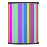 [ Thumbnail: Stripes of Various Colors Lamp Shade ]