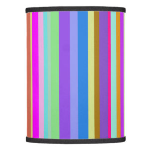 Stripes of Various Colors Lamp Shade