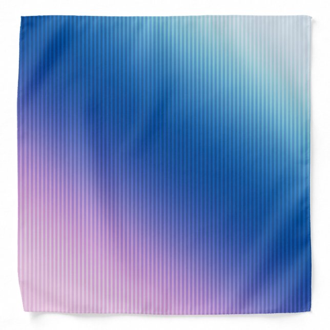  stripes , ombre , pink gradient bandana (Front)