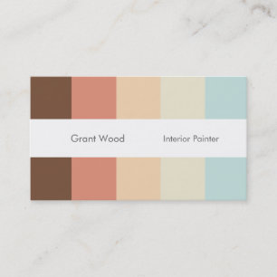 Stripes Palette Business Card