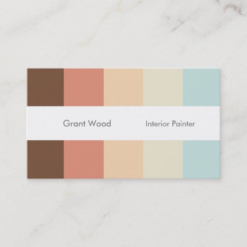 Stripes Palette Business Card